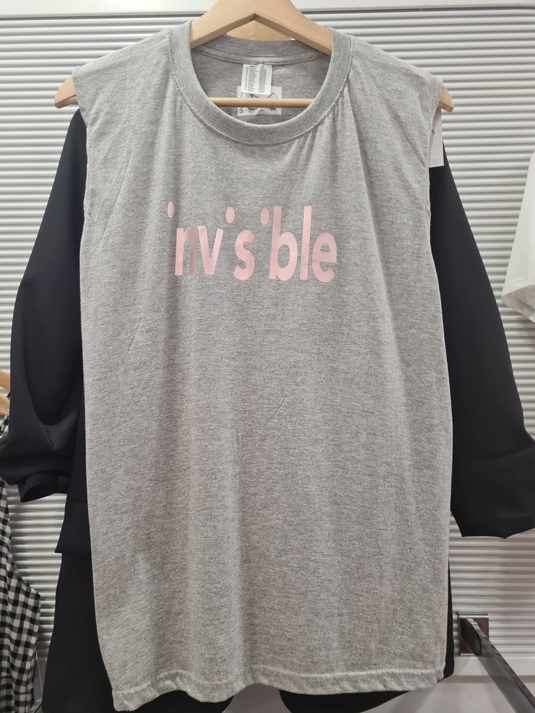 Camiseta Sin Mangas Invisible
